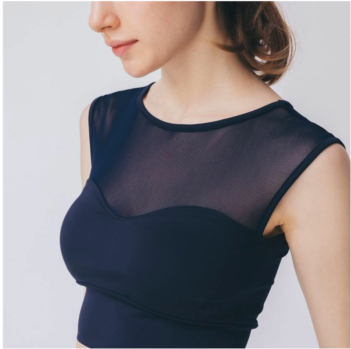 LITHEE（リジー）】チュール切替ソフトブラトップ（ネイビー）｜LITHEE-YOGA｜リジー-ヨガ【公式】-11-02-2025_01_40_PM